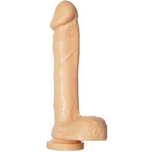 Ignite Cock W/balls Flesh W/suction Cup - 8 inches - Realistic Dildo