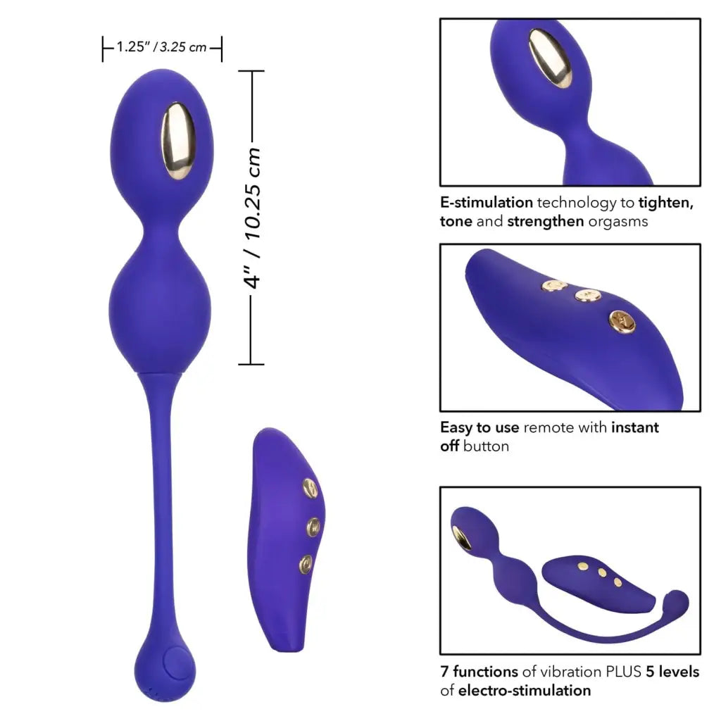 CalExotics Vibrator Impulse Estim Remote Dual Kegel at the Haus of Shag