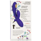 CalExotics Stimulators Impulse Intimate E-stimulator Dual Wand - Purple at the Haus of Shag