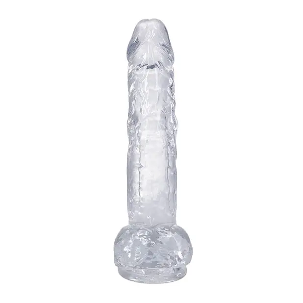 In A Bag 10’ Really Big Dick - Clear, transparent phallic-shaped adult novelty item