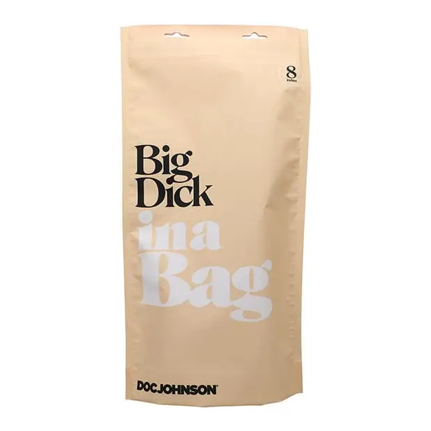 Doc Johnson Dongs & Dildos In A Bag 8" Big Dick - Clear at the Haus of Shag