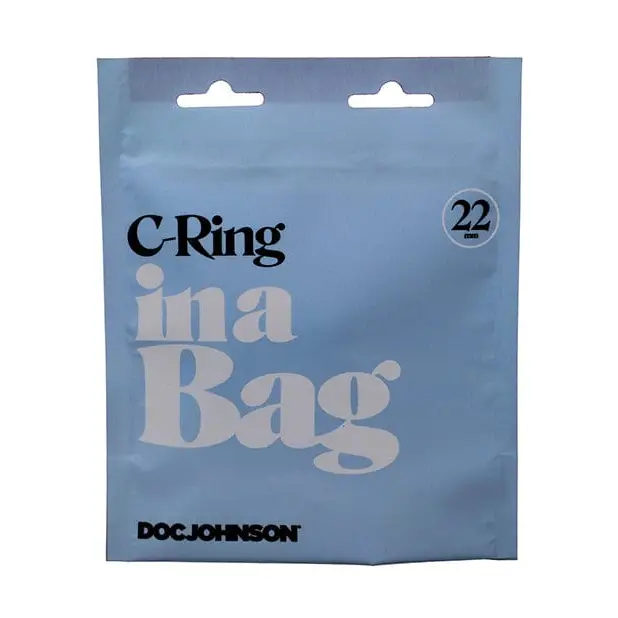 Doc Johnson Penis Enhancement In A Bag C-ring - Black at the Haus of Shag