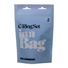 Doc Johnson Penis Enhancement In A Bag C-ring Set - Black at the Haus of Shag