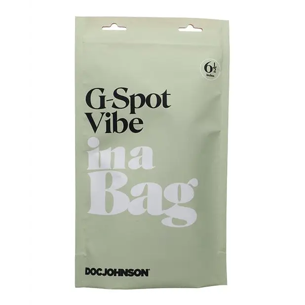 Doc Johnson Vibrator In A Bag G-spot Vibe - Black at the Haus of Shag