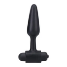 In A Bag Vibrating Butt Plug - 4’’ / Black - Powered Butt Plug