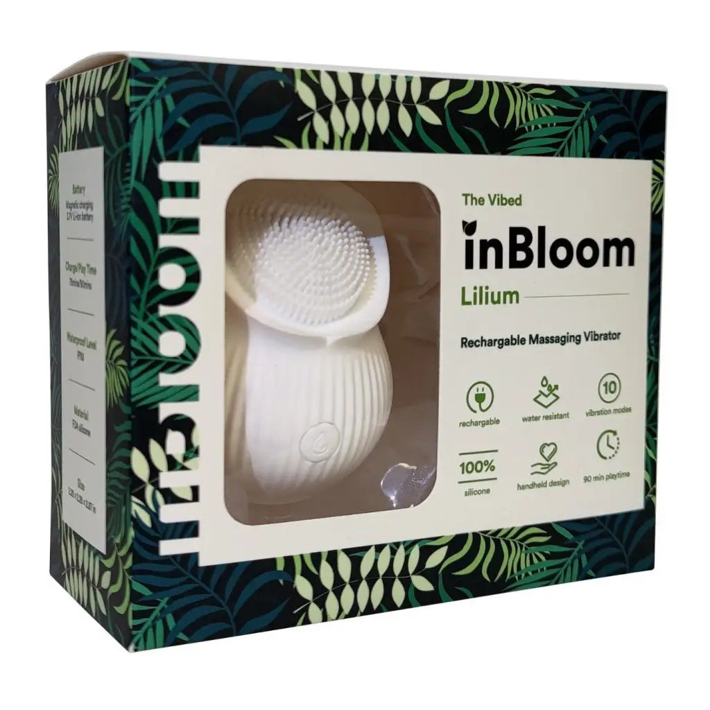 inBloom Lilium flower-shaped massaging vibrator for ultimate relaxation and pleasure