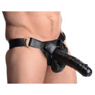 Infiltrator Hollow Strap-on displayed with the message about sensitive topics