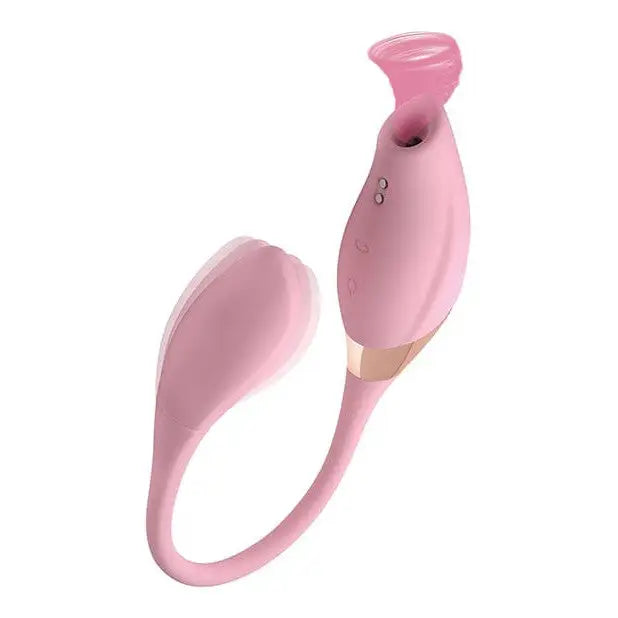 Shegasm Stimulators Pink Inmi Shegasm 8x Tandem Plus Silicone Suction Clit Stimulator & Egg at the Haus of Shag