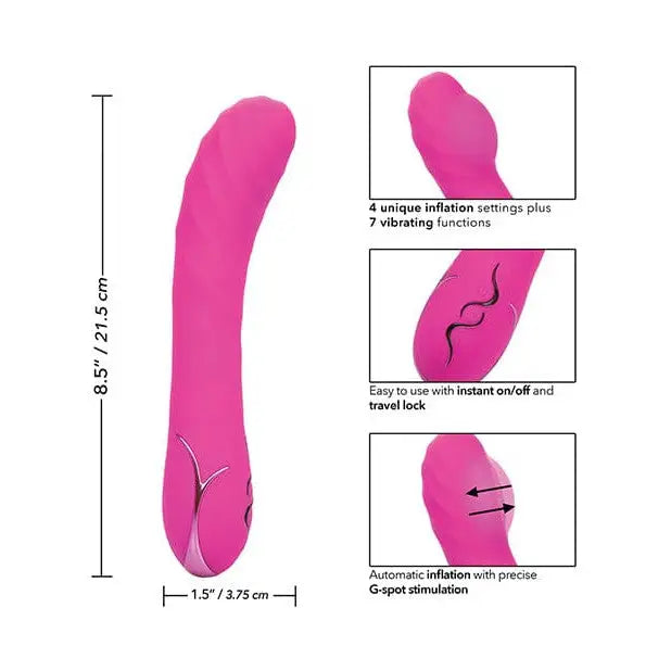 CalExotics Stimulators Insatiable G Inflatable G Wand - Pink at the Haus of Shag