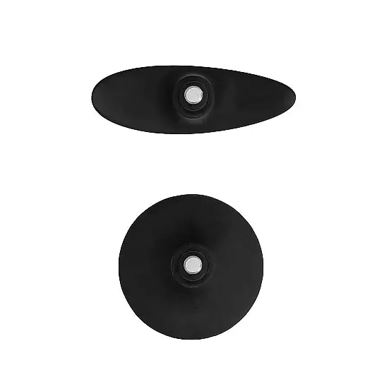 Interchangeable Butt Plug Set Pointed Black - Butt Plug