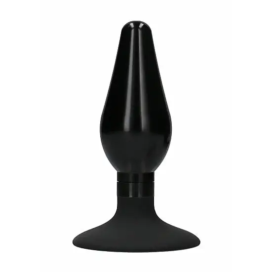 Interchangeable Butt Plug Set Rounded Black - Butt Plug