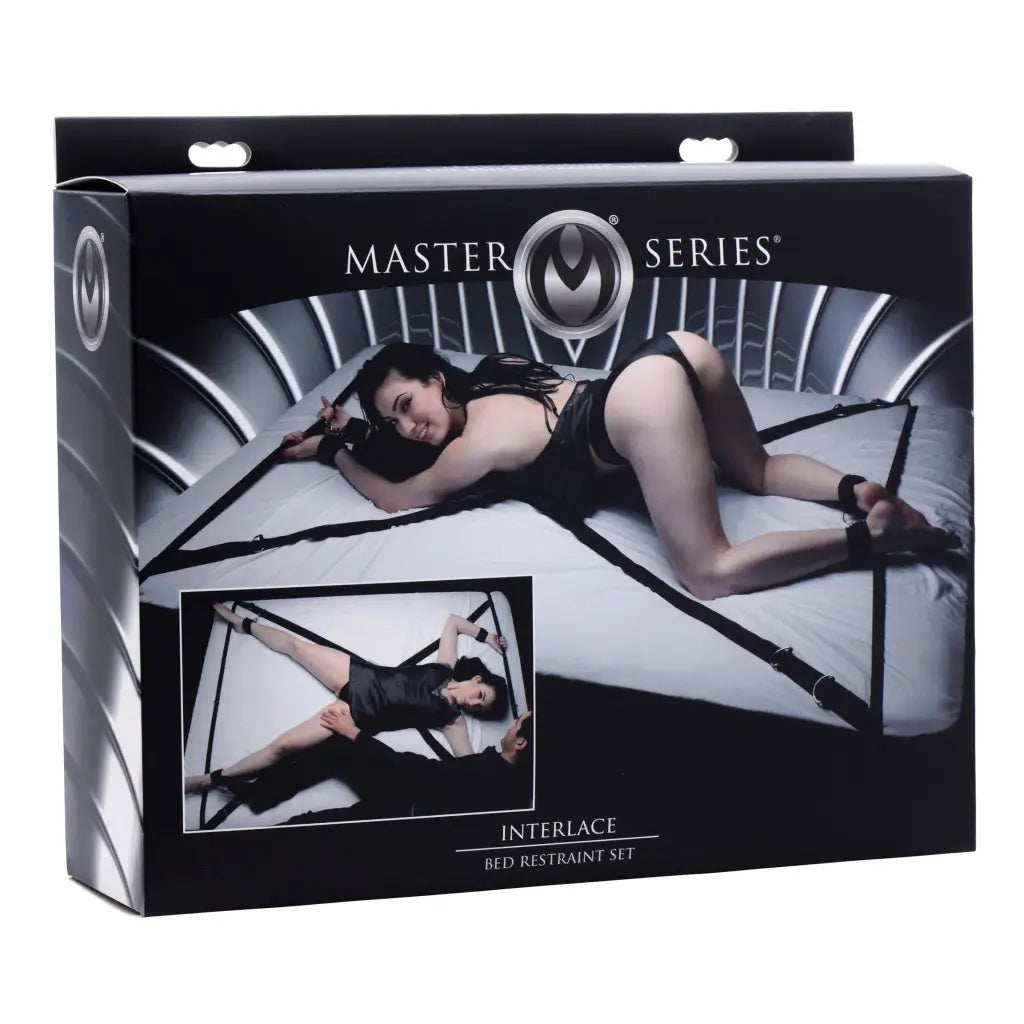 Master Series Bed Restraint Interlace Bed Restraint Set at the Haus of Shag