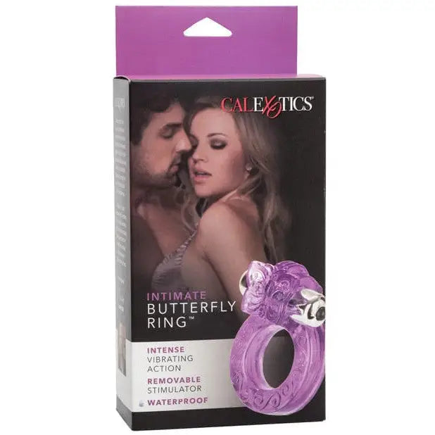 CalExotics Stimulators Intimate Butterfly Ring - Purple at the Haus of Shag