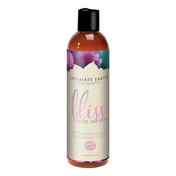 Intimate Earth Bliss Clove Infused Water-Based Anal Relaxing Glide 2 oz. - 240 Ml - Water Based Lubricant