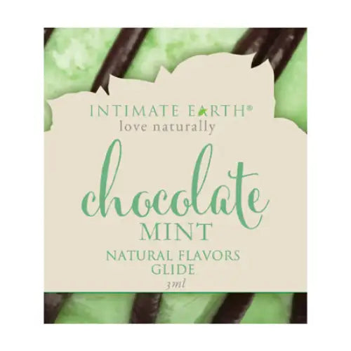 Intimate Earth Chocolate Min 3 ml/0.10 oz Foil - Water Based Lubricant