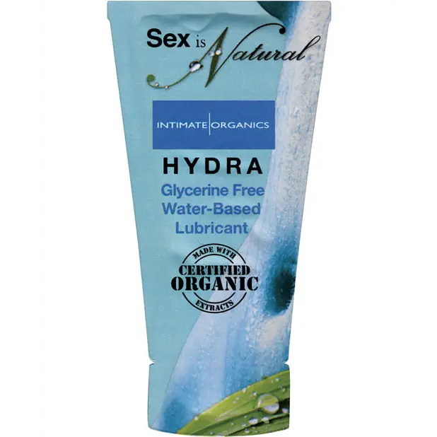 Intimate Earth Hydra Natural Glide 3 ml/0.10 oz Foil - Water Based Lubricant