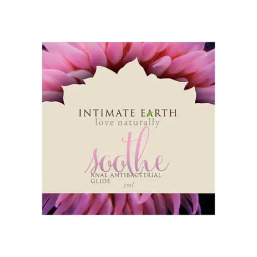 Intimate Earth Soothe Anal Glide 3 ml/0.10 oz Foil - Water Based Lubricant