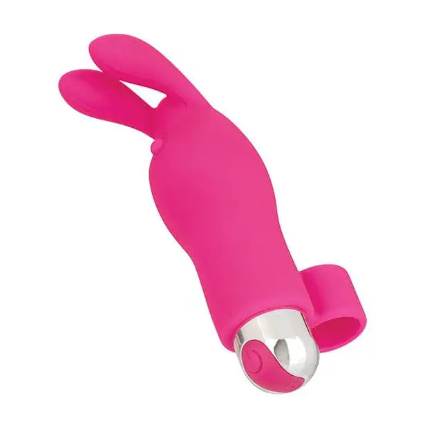 CalExotics Stimulators Intimate Play Rechargeable Finger Bunny - Pink at the Haus of Shag