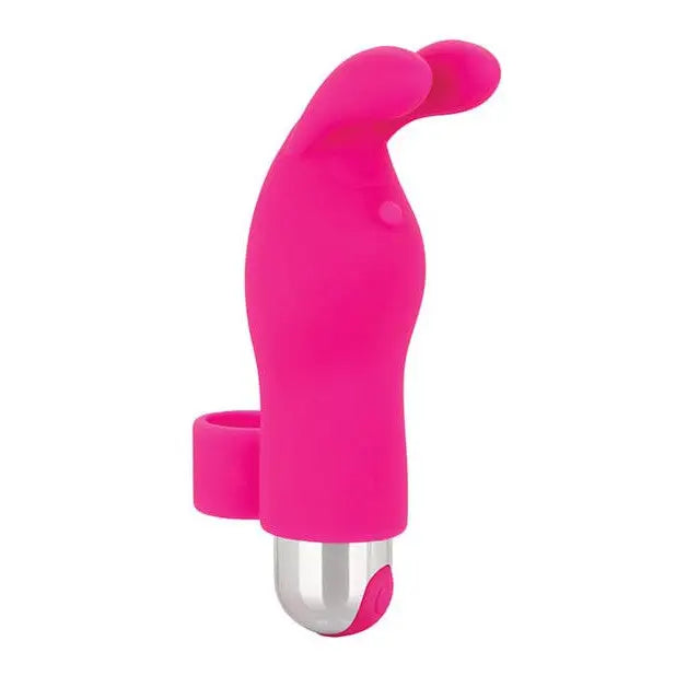 CalExotics Stimulators Intimate Play Rechargeable Finger Bunny - Pink at the Haus of Shag