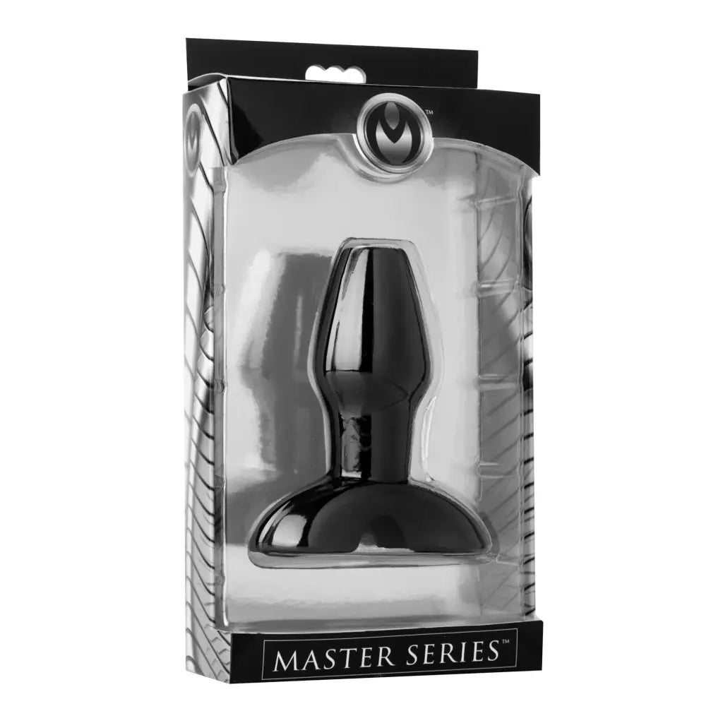 Master Series Hollow Plug Invasion Hollow Silicone Anal Plug at the Haus of Shag