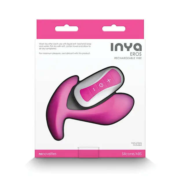 INYA Eros Rechargeable Vibe Pink - Pink - Powered Butt Plug