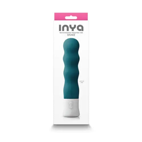 INYA Shake Rechargeable Weighted Vibe Dark Teal - Bullet Vibrator