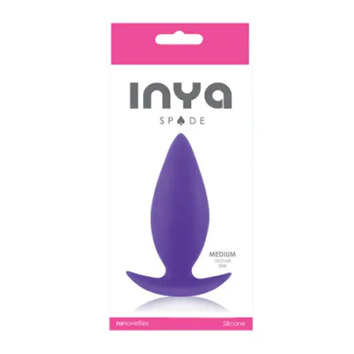 INYA Spade Anal Plug - Medium / Purple - Butt Plug