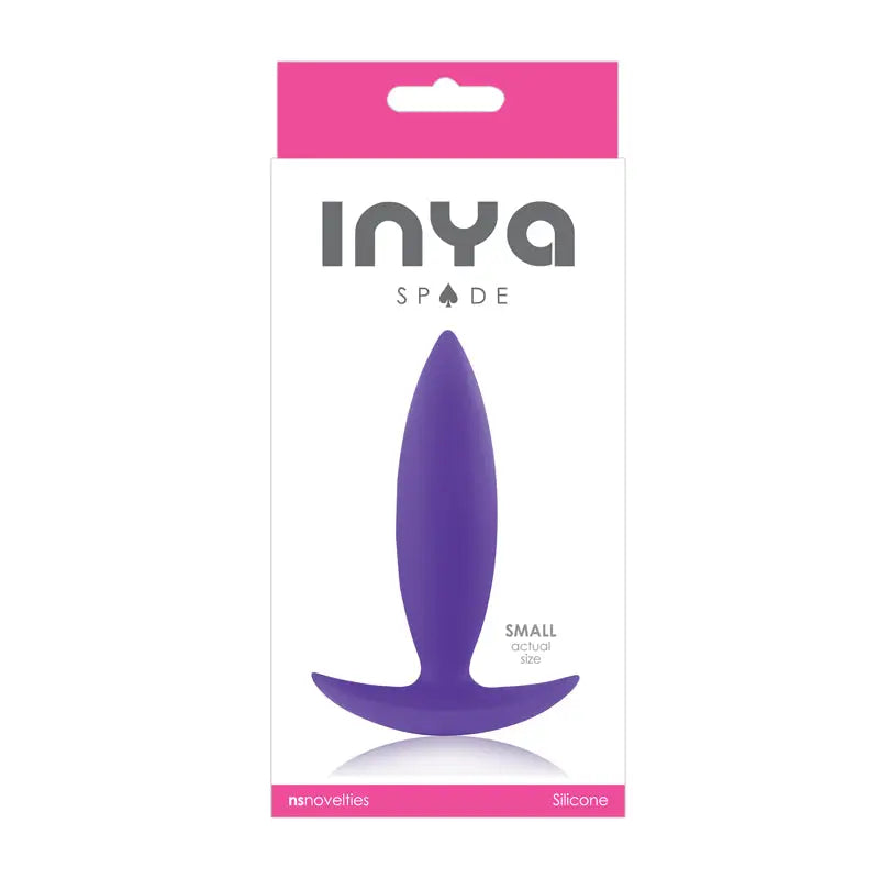 Inya Spades Butt Plug - Purple / Small - Butt Plug