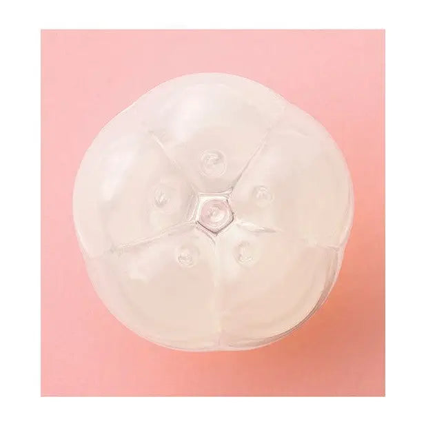 White sand dollar with star pattern on pink background - Iroha Petit Plum by Tenga