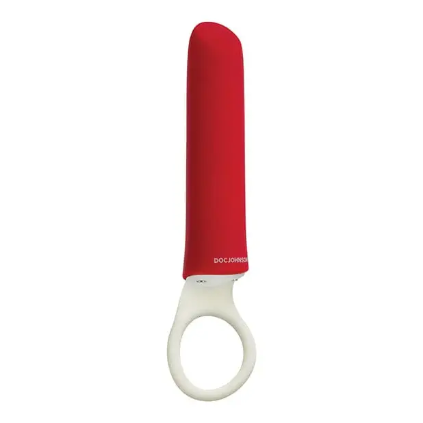 Doc Johnson Vibrator Ivibe Select Iplease Limited Edition - Red/white at the Haus of Shag