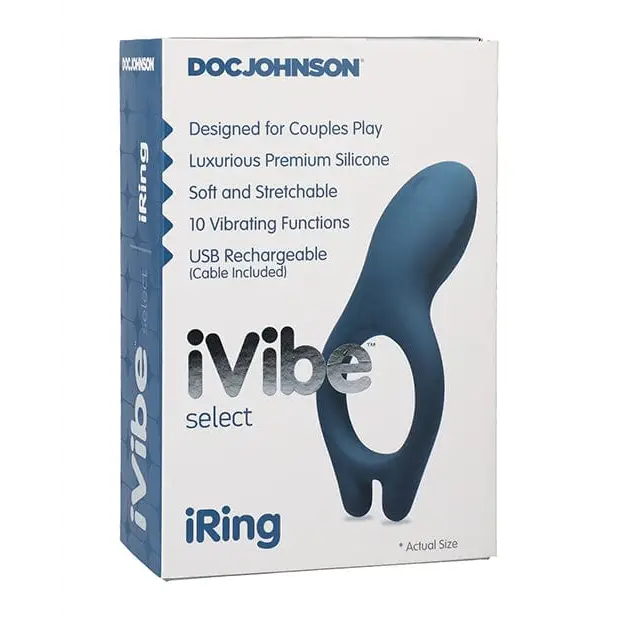 Doc Johnson Penis Enhancement Blue Ivibe Select Iring at the Haus of Shag