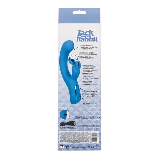 Jack Rabbit Elite Suction Rabbit - Blue - Rabbit