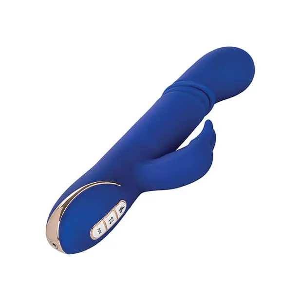 CalExotics Vibrator Jack Rabbit Signature Heated Silicone Thrusting G Rabbit at the Haus of Shag