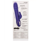 CalExotics Vibrator Jack Rabbit Signature Silicone Thrusting Rabbits - Purple at the Haus of Shag