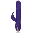 CalExotics Vibrator Jack Rabbit Signature Silicone Thrusting Rabbits - Purple at the Haus of Shag