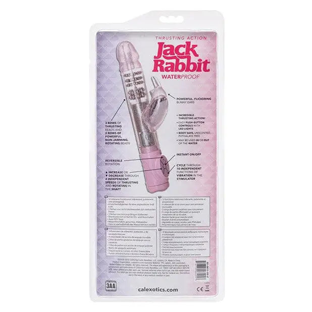 CalExotics Vibrator Pink Jack Rabbits Thrusting Action at the Haus of Shag