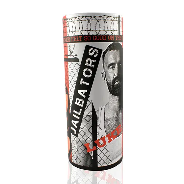 Jailbators Luke’s Mouth Stroker - Vanilla - Manual Stroker