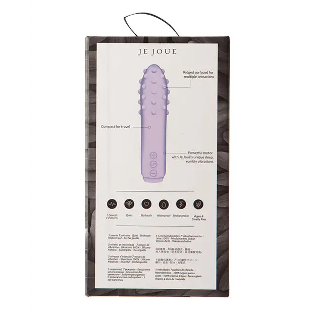 Je Joue Duet Rechargeable Silicone Multi-Surfaced Bullet Vibrator Lilac - Bullet Vibrator