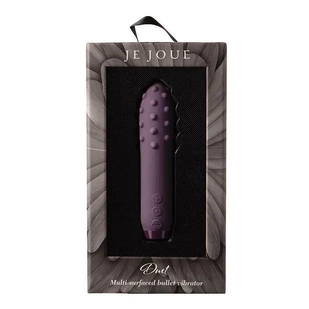 Je Joue Duet Rechargeable Silicone Multi-Surfaced Bullet Vibrator Lilac - Bullet Vibrator