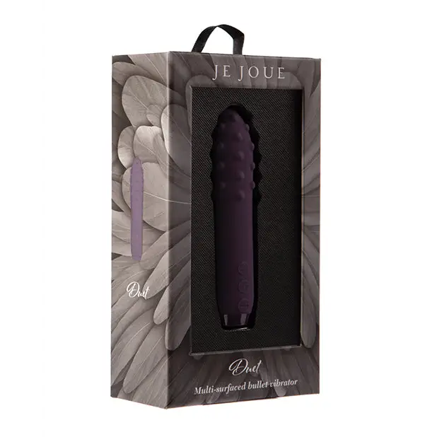 Je Joue Duet Rechargeable Silicone Multi-Surfaced Bullet Vibrator Lilac - Bullet Vibrator