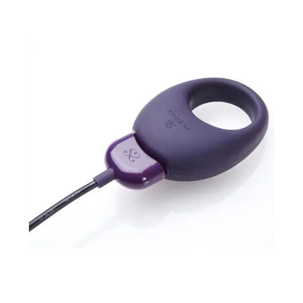 Je Joue Mio Rechargeable Vibrating Silicone Cock Ring Purple - Cock Ring