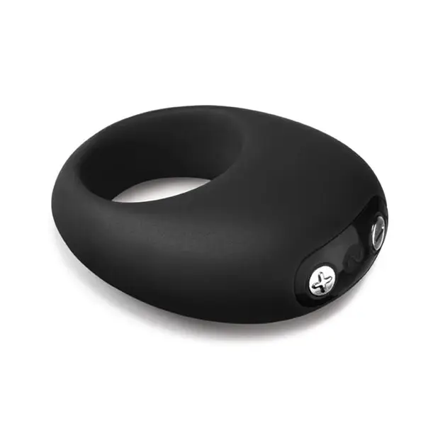 Je Joue Mio Rechargeable Vibrating Silicone Cock Ring Purple - Black - Cock Ring