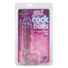 Doc Johnson Dildos Jelly Jewel Cock & Balls Suct. (Diamond) at the Haus of Shag