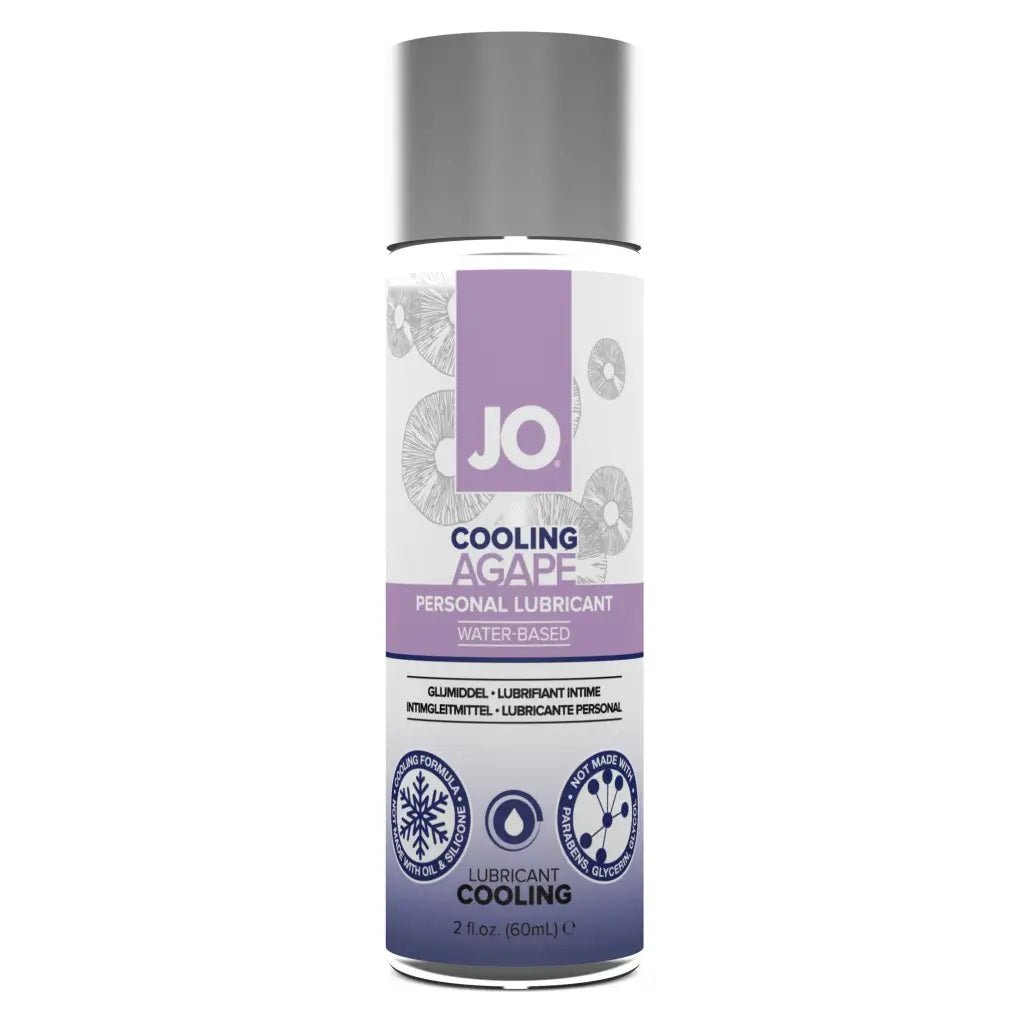 JO Lubricants and Toy Cleaners JO Agapé - Cooling - Lubricant (Water-Based) 2 fl oz / 60 ml at the Haus of Shag