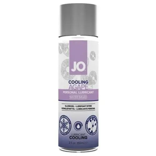 JO Lubricants and Toy Cleaners 2 Oz JO Agapé - Cooling - Lubricant (Water-Based) 2 fl oz / 60 ml at the Haus of Shag