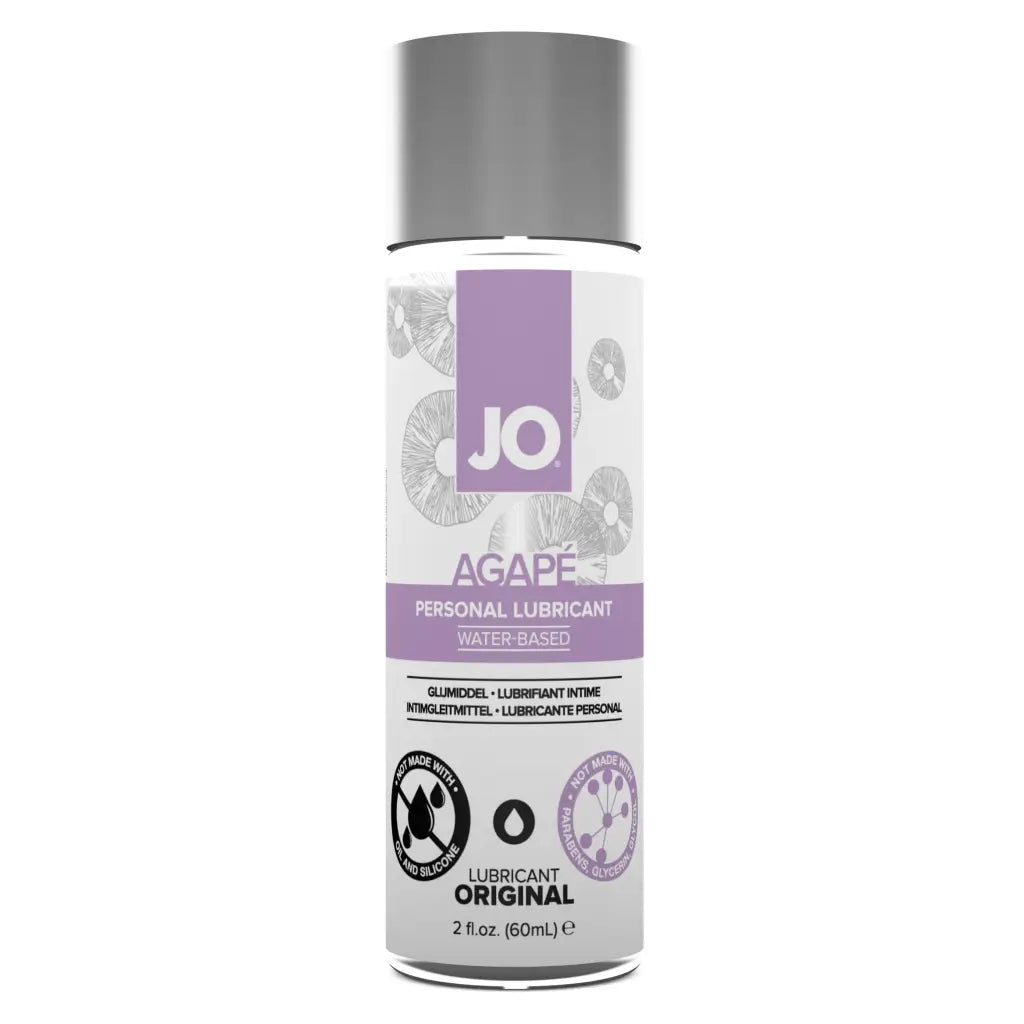 JO Lubricants and Toy Cleaners JO Agapé - Original - Lubricant (Water-Based) 2 fl oz / 60 ml at the Haus of Shag