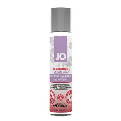 JO Lubricants and Toy Cleaners 1 Oz JO Agape Warming Lubricant 1fl oz at the Haus of Shag