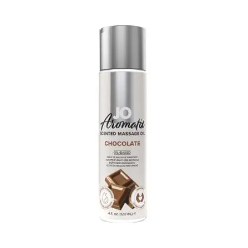 JO Massage and Body Products Chocolate JO Aromatix Strawberry Massage Oil 4 oz. at the Haus of Shag