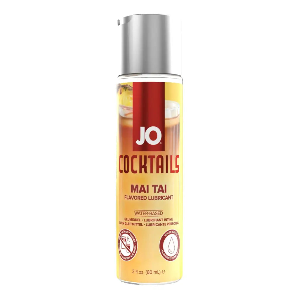 Bottle of JO Cocktails Mai Tai Flavored Lube 2 oz - Perfect for cocktail-inspired fun