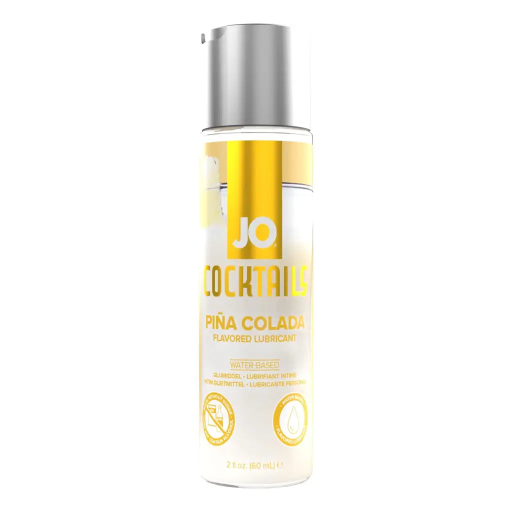 JO Cocktails Pina Colada 2 oz. flavored lubricant will spice up your intimate moments